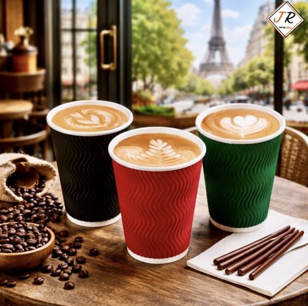 كاسات كرتون (8oz) بالربطة 25 كاسة